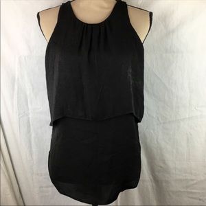 Ann Taylor women’s XS flowly black tank shirt